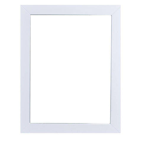 Eviva New York Bathroom Vanity Mirror Full Frame White 24X31 Wall Mount 