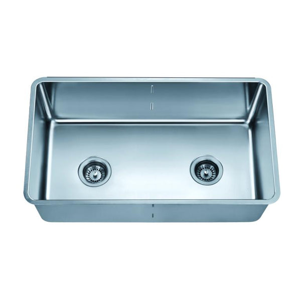 Dawn? Undermount Single to Double Combination Bowl Sink with Removable Acrylic Glass Divider (PD1717)