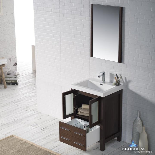 Sydney 24" Vanity Set with Acrylic Top and Mirror