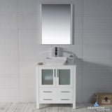 Sydney 30" Vanity Set with Vessel Sink and Mirror