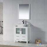 Sydney 30" Vanity Set with Vessel Sink and Mirror
