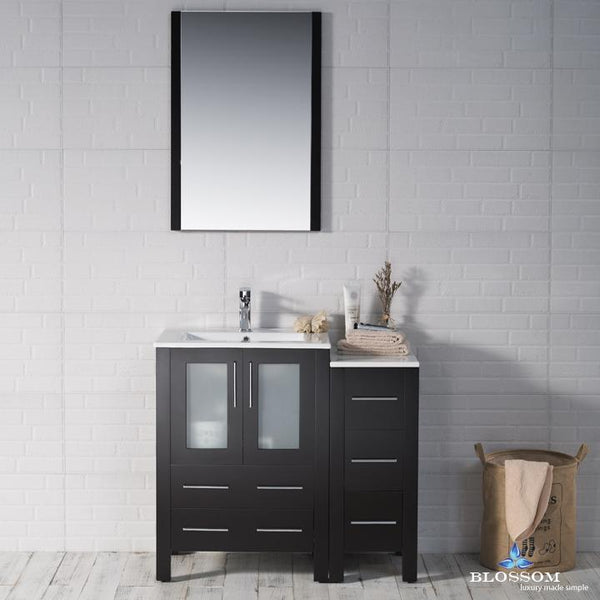 Sydney 36" Vanity Set with Side Cabinet