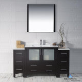 Sydney 60" Vanity Set with Double Side Cabinets