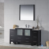Sydney 60" Vanity Set with Double Side Cabinets