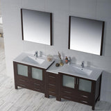 Sydney 84" Double Vanity Set with Mirrors