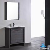 Milan 30" Vanity Set with Mirror