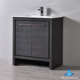 Milan 30" Vanity Set with Mirror