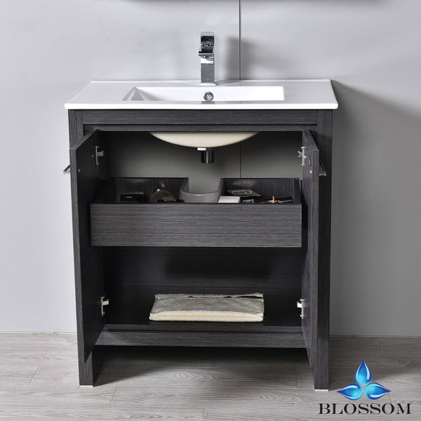 Milan 30" Vanity Set with Mirror