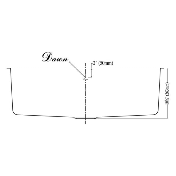 Dawn? Undermount Single Bowl Sink 