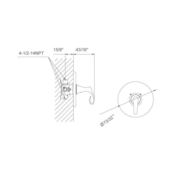 Dawn? Pressure Balancing Valve Trim