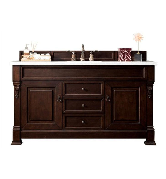 Brookfield 60" Single Cabinet, Burnished Mahogany