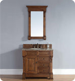 Brookfield 36" Single Cabinet w/ Drawers, Country Oak