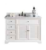 Savannah 48" Single Vanity Cabinet, Cottage White