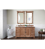 Providence 60" Double Vanity Cabinet, Driftwood