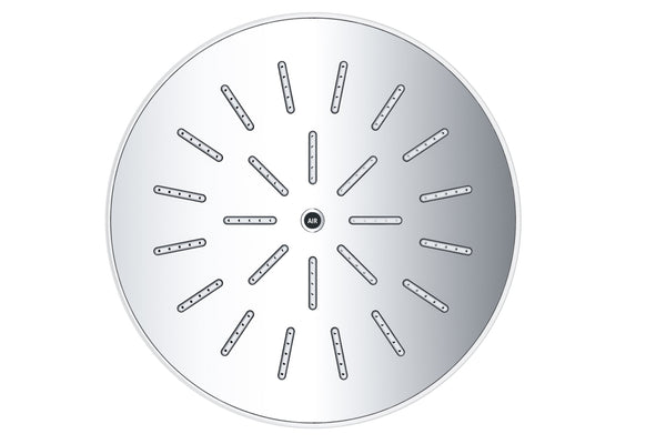 Dawn? Single Function Round Rain Showerhead, Chrome