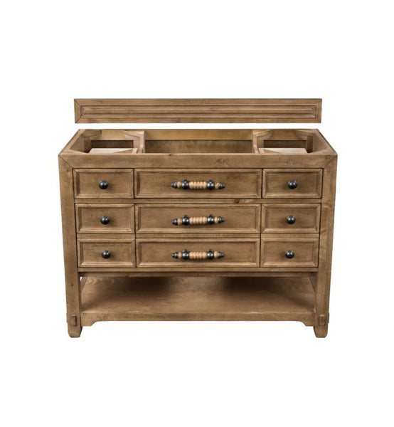 Malibu 48" Single Vanity Cabinet, Honey Alder