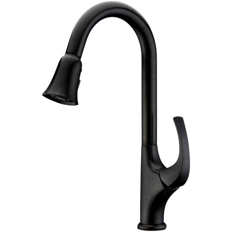 Dawn? Single-lever pull-out spray kitchen faucet, Dark Brown Finished