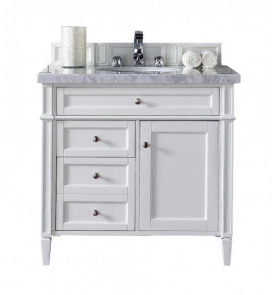 Brittany 36" Single Cabinet, Cottage White