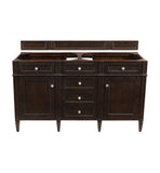 Brittany 60" Double Cabinet, Burnished Mahogany