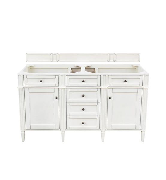 Brittany 60" Double Cabinet, Cottage White