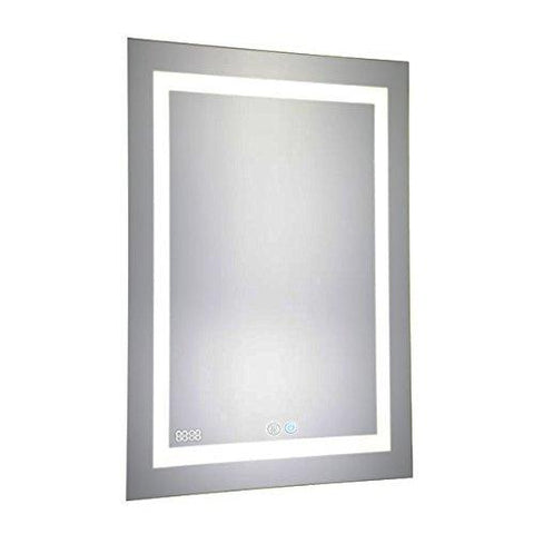 24x30 Aquadom 2018 Daytona LED mirrors are fully redesigned to make your bathroom the most exciting room in your home! New Cool and Warm Light Touch switch.Defogger Dimmer and Clock