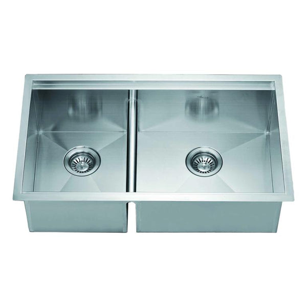 Dawn? Undermount Double Bowl Square Sink (Small Bowl on Left)