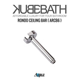 Aqua Rondo by KubeBath 6" Long Shower Head Ceiling Bar 