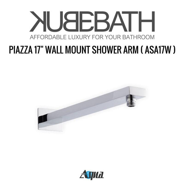 Aqua Piazza by KubeBath 17" Long Shower Arm