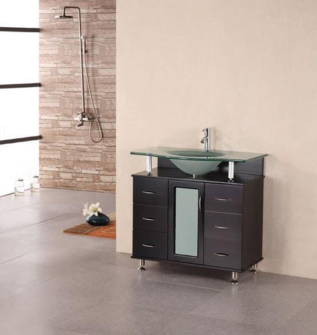 Huntington 36" Single Sink Vanity Set in Espresso