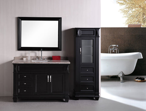 Hudson 48" Single Sink Vanity Set in Espresso
