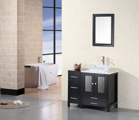 Arlington 37" Single Sink Vanity Set in Espresso