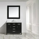 London 42" Single Sink Vanity Set in Espresso Finish