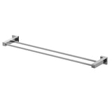 Eviva Twin Toweller Towel Bar (Brushed Nickel) Bathroom Accessories