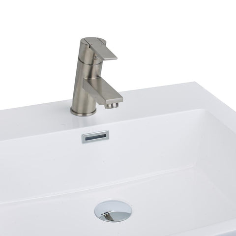 EVIVA Midtown? Single Handle (Lever) Bathroom Sink Faucet (Brushed Nickel) 