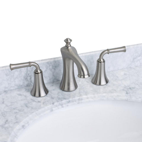 EVIVA Oceanbreeze? Widespread (2 Handles) Bathroom Faucet (Brushed Nickel) 