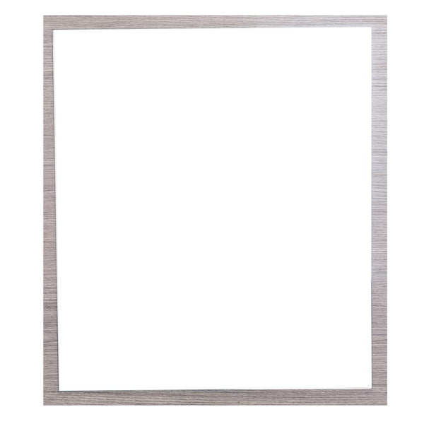 Eviva Reflection? 31.5" Medium Oak Full Framed Bathroom Wall Mirror