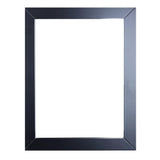 Eviva New York Bathroom Vanity Mirror Full Frame Espresso 24X31 Wall Mount 