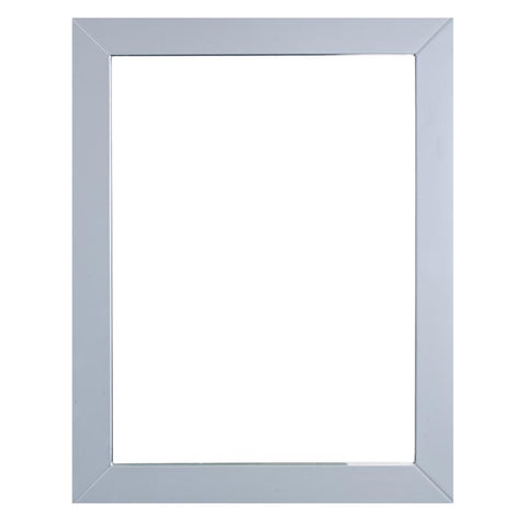 Eviva New York Bathroom Vanity Mirror Full Frame Grey 24X31 Wall Mount 