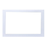 Eviva New York Bathroom Vanity Mirror Full Frame White 48X31 Wall Mount 