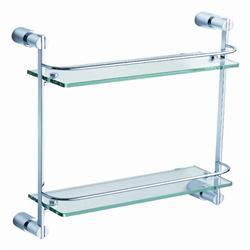 Fresca Magnifico 2 Tier Glass Shelf - Chrome