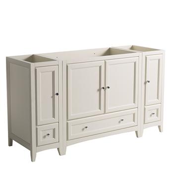 Fresca Oxford 60" Antique White Traditional Bathroom Cabinets