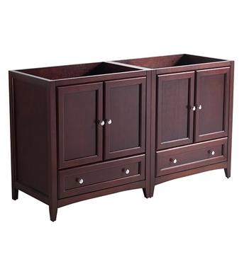 Fresca Oxford 59"-60" Mahogany Traditional Double Sink Bathroom Cabinets