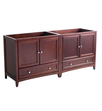 Fresca Oxford 71"-72" Mahogany Traditional Double Sink Bathroom Cabinets