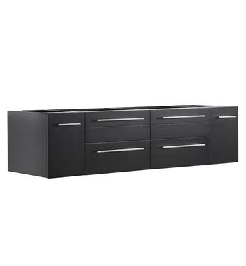 Fresca Bellezza Natural Wood Modern Double Vessel Sink Cabinet