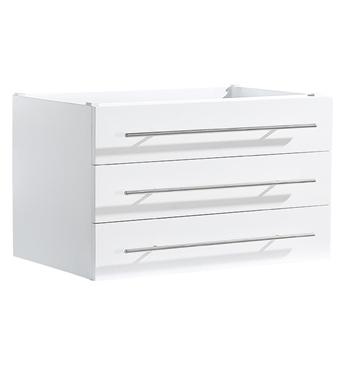 Fresca Modello White Modern Bathroom Cabinet