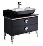 Fresca Moselle 36" Modern Glass Bathroom Cabinet