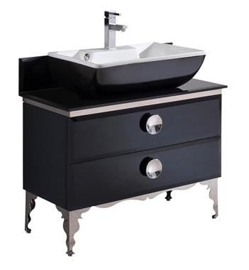 Fresca Moselle 36" Modern Glass Bathroom Cabinet