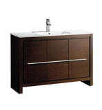 Fresca Allier 48" Wenge Brown Modern Bathroom Cabinet w/ Sink