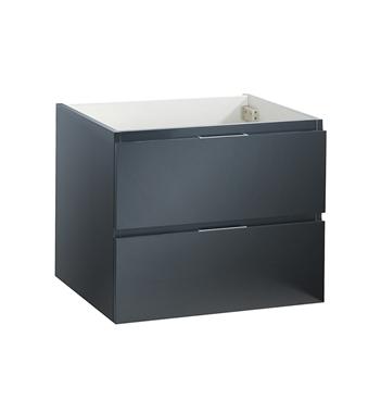 Fresca Valencia 24" Dark Slate Gray Wall Hung Modern Bathroom Cabinet 