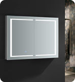 Fresca Spazio 48" Wide x 36" Tall Bathroom Medicine Cabinet w/ LED Lighting & Defogger